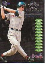 1998 SkyBox Dugout Axcess Double Header #9DH Chipper Jones