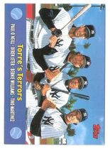 2000 Topps Combos #TC3 Paul O'Neill|Derek Jeter|Bernie Williams|Tino Martinez
