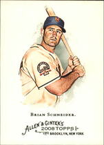 2008 Topps Allen & Ginter #106 Brian Schneider