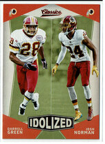 2017 Panini Classics Idolized #14 Darrell Green|Josh Norman
