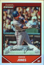 2007 Bowman Chrome Refractors #190 Andruw Jones