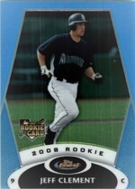 2008 Finest Blue Refractor #134 Jeff Clement