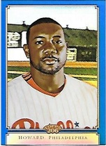 2010 Topps Chrome 206 Chrome Blue Refractors #TC47 Ryan Howard