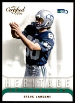 2017 Donruss Certified Cuts Heritage Collection #19 Steve Largent