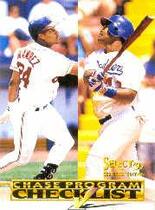 1995 Pinnacle Select Certified Checklist #7 Manny Ramirez