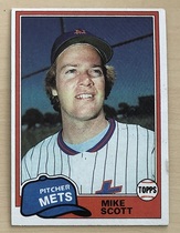 1981 Topps Base Set #109 Mike Scott