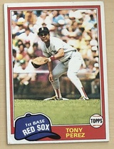 1981 Topps Base Set #575 Tony Perez