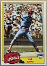 1981 Topps Base Set #563 Jim Kaat