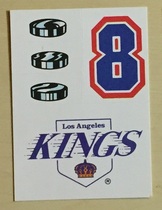1987 Topps Sticker Inserts #22 Los Angeles Kings