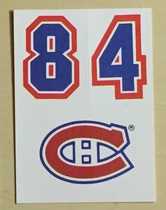 1987 Topps Sticker Inserts #23 Montreal Canadiens