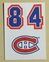 1987 Topps Sticker Inserts #23 Montreal Canadiens