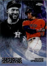 2018 Topps Chrome Superstar Sensations Refractor #SS-3 George Springer