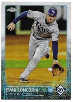 2015 Topps Chrome Refractor #178 Evan Longoria