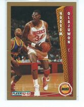 1992 Fleer Drake's #19 Hakeem Olajuwon