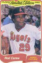 1985 Fleer Limited Edition #5 Rod Carew