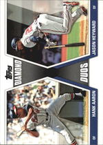 2011 Topps Diamond Duos Series 2 #DD-29 Hank Aaron|Jason Heyward