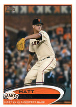 2012 Topps Update #US211 Matt Cain
