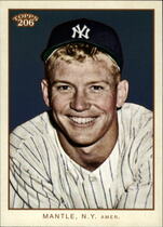 2009 Topps T-206 Checklists #2 Mickey Mantle