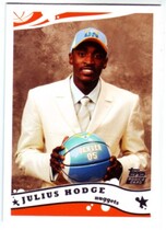 2005 Topps Base Set #240 Julius Hodge