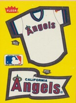 1985 Fleer Team Stickers #NNO Angels (Jersey)