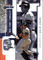 2001 Fleer Game Time #1 Derek Jeter