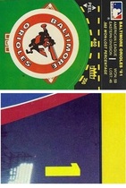 1982 Fleer Team Logo Stickers #NNO Orioles