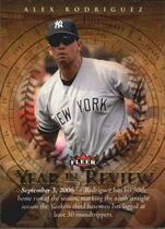 2007 Fleer Year in Review #YR-AR Alex Rodriguez