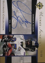 2006 Upper Deck Ultimate Collection Ultimate Signatures #USMA Derrick Mason