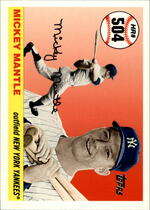 2008 Topps Mickey Mantle Home Run History #MHR504 Mickey Mantle