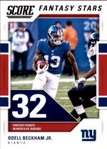 2017 Score Fantasy Stars #6 Odell Beckham Jr.