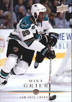 2008 Upper Deck Base Set Series 2 #412 Mike Grier