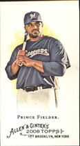 2008 Topps Allen & Ginter Mini A and G Back #60 Prince Fielder