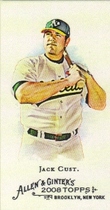 2008 Topps Allen & Ginter Mini A and G Back #339 Jack Cust