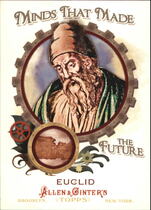 2011 Topps Allen and Ginter Minds that Made the Future #MMF33 Euclid