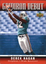 2006 Upper Deck Gridiron Debut #1GD-HA Derek Hagan