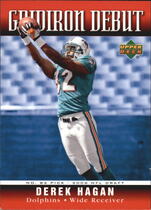 2006 Upper Deck Gridiron Debut #GDHA Derek Hagan