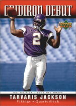 2006 Upper Deck Gridiron Debut #1GD-TJ Tarvaris Jackson