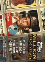 2010 Topps Million Card Giveaway Unredeemed Series 1 #TMC3 Bob Gibson