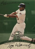 1997 Donruss Signature Autos Millennium Marks #139 Tony Womack