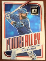 2016 Donruss Optic Power Alley #10 Jose Bautista