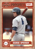 2011 Playoff Contenders Prospect Ticket #RT19 George Springer