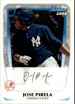 2011 Bowman Prospects #BP21 Jose Pirela