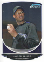 2013 Bowman Chrome Prospects #BCP102 Jayson Aquino