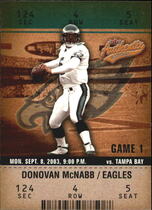 2003 Fleer Authentix #1 Donovan McNabb