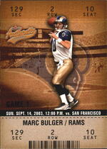 2003 Fleer Authentix #10 Marc Bulger