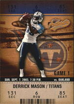 2003 Fleer Authentix #27 Derrick Mason