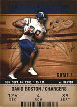 2003 Fleer Authentix #70 David Boston