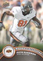 2012 Upper Deck Rookie Exclusives #REJB Justin Blackmon
