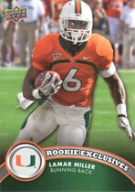 2012 Upper Deck Rookie Exclusives #RELM Lamar Miller