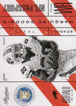 2013 Panini Prestige NFL Passport #21 Marquise Goodwin